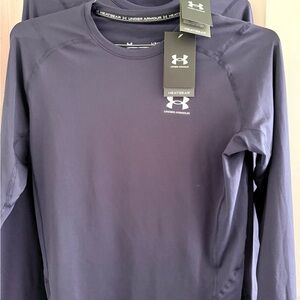 NWT Under Armour Men's LOT TWO Shirts in Dark blue